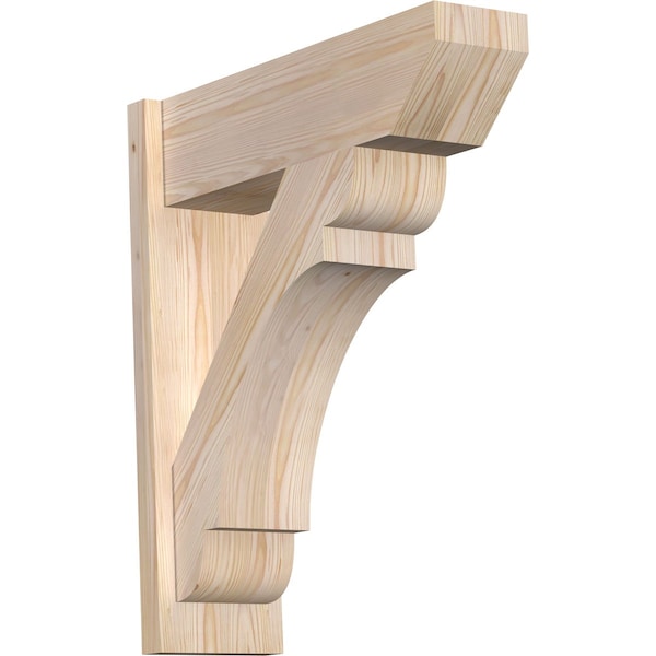 Ekena Millwork Olympic Slat Smooth Outlooker, Douglas Fir, 7 1/2"W x 24"D x 28"H OUT08X24X28OLY06SDF - main